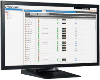 FRG Fusion AV System Monitoring & Scheduling Control Panel View